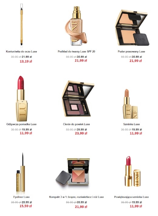 AVON LUXE promocja AVON LUXE promocja