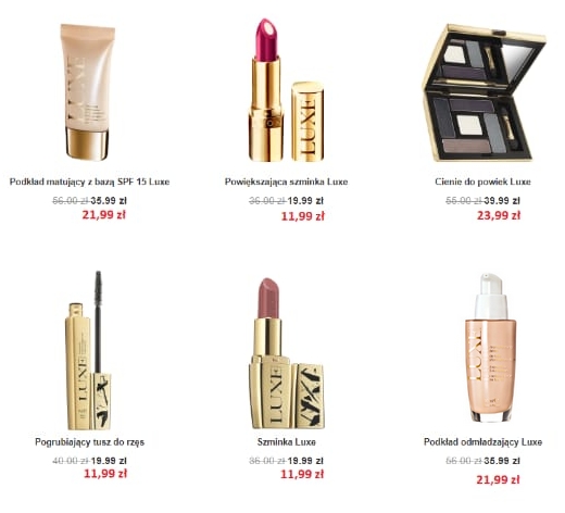 AVON LUXE promocja AVON LUXE promocja